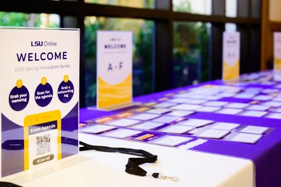 2026 Innovation Series registration table.