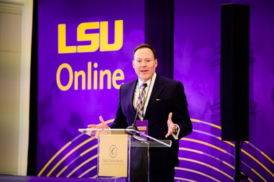 Dr. Troy Blanchard giving opening remarks.