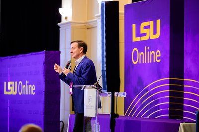 Dr. Peter Felten presenting at the 2026 Innovation Series event.